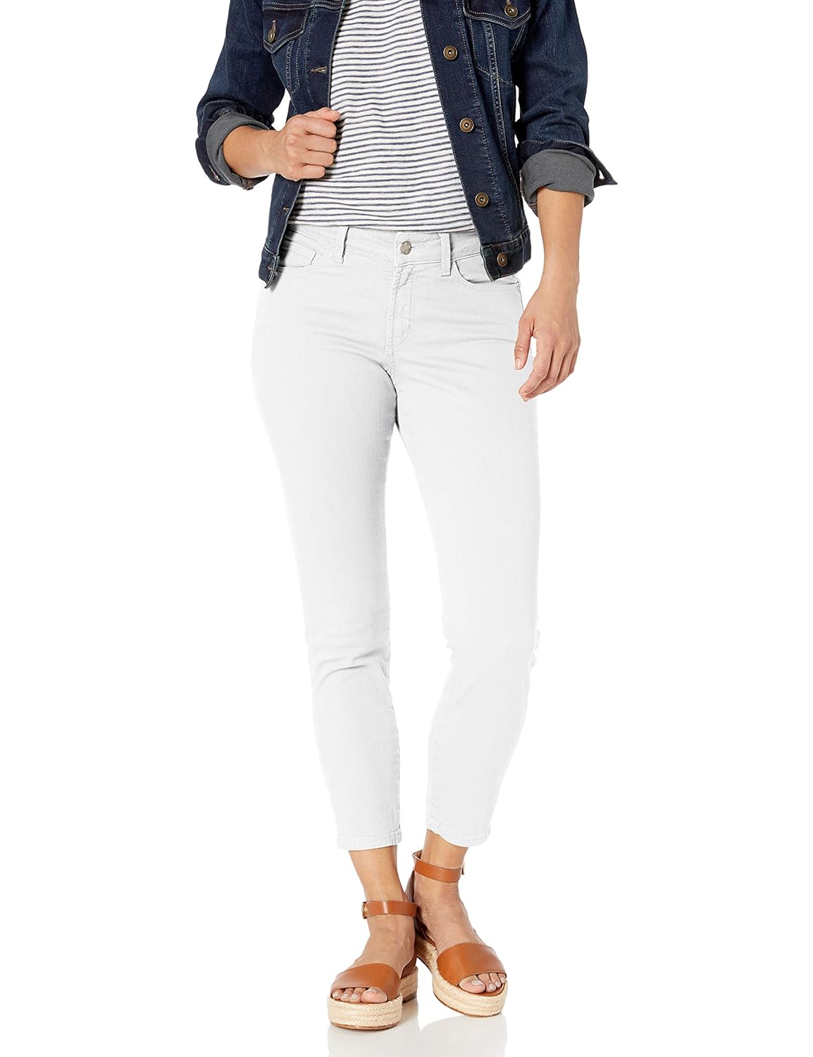 nydj alina convertible ankle jeans black