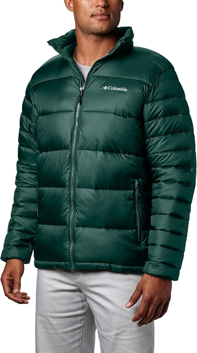 mens columbia hooded puffer jacket