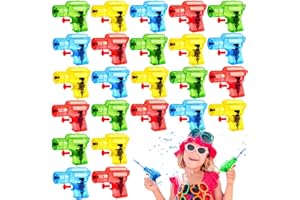BLVOCHNNT 24 Pcs Mini Water Gun for Kids,Color Small Squirt Water Guns,Plastic Blasters for Beach Swimming Pool Toys,Summer Theme Party Favors,Outdoor Water Fighting Games Prop