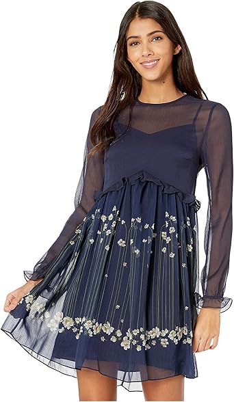 ellan graceful collared dress