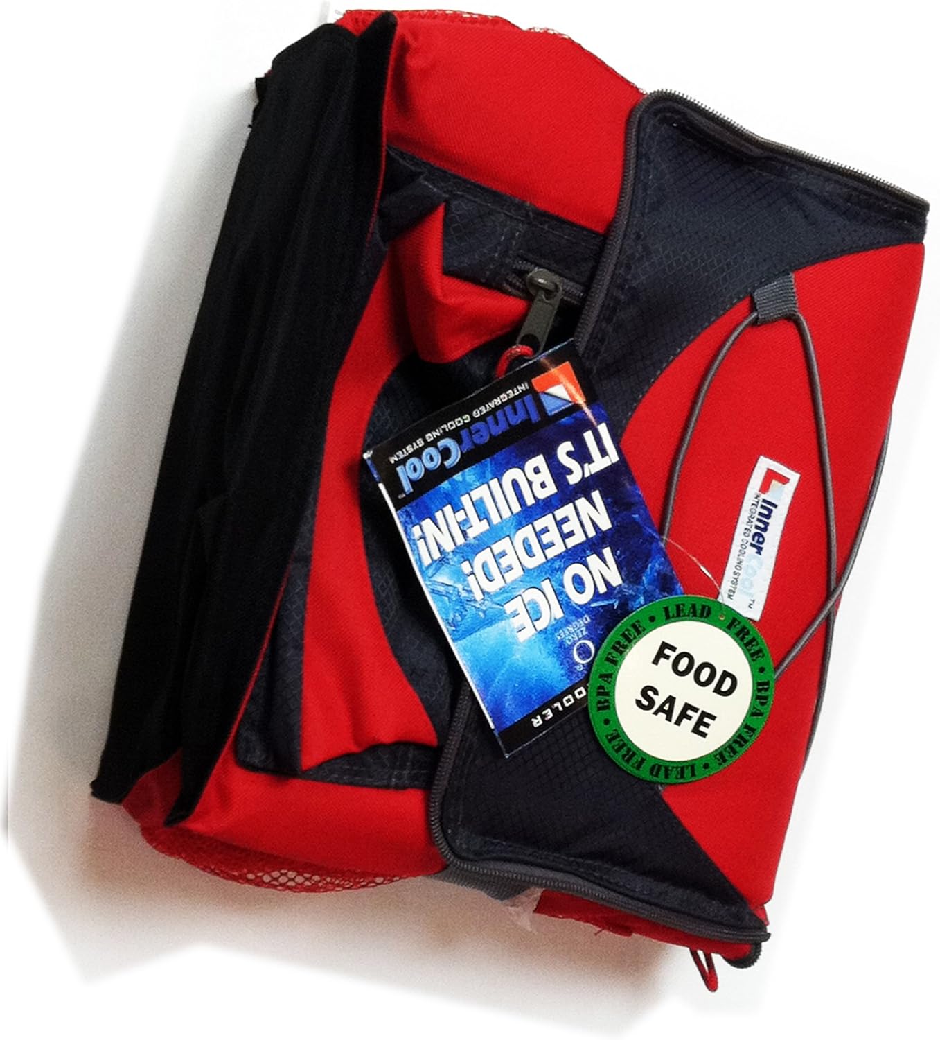 zero degrees lunch tote with inner cool integrated cooling system