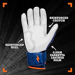 BRUCE BOLT Nimmo Series Long Cuff Blue Batting