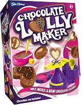 John Adams Chocolate Lolly Maker Craft Kit | Melt Mould Wrap 4 Designs Kids Age