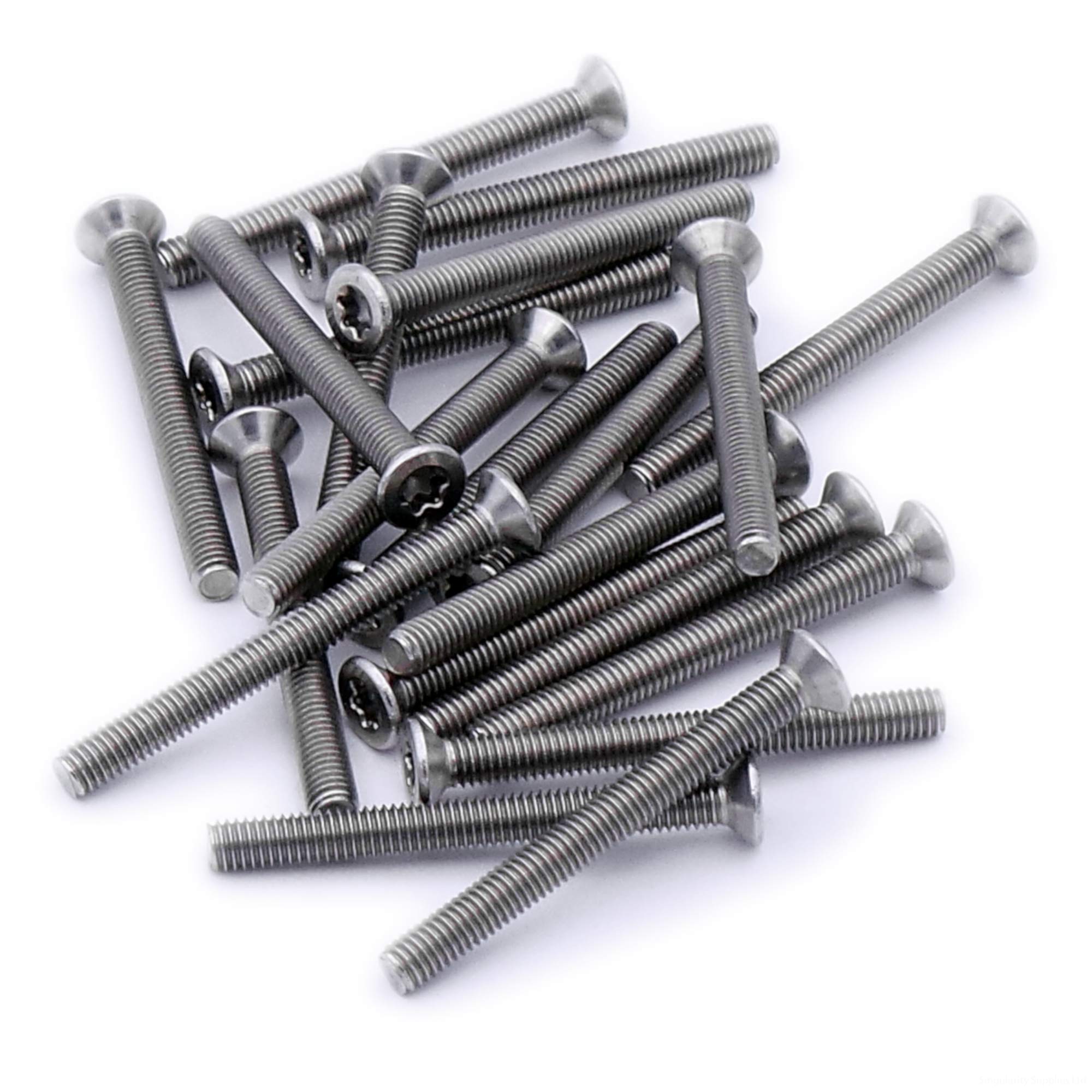 M2 (2mm x 8mm) TX Socket Countersunk Machine Screw (Bolt) - Stainless Steel (A2) (Pack of 20)