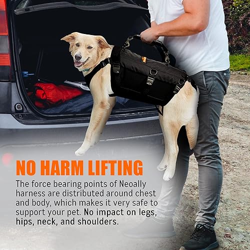 NeoAlly Sturdy Dog Lift Harness Full Body Support Mobility Aids