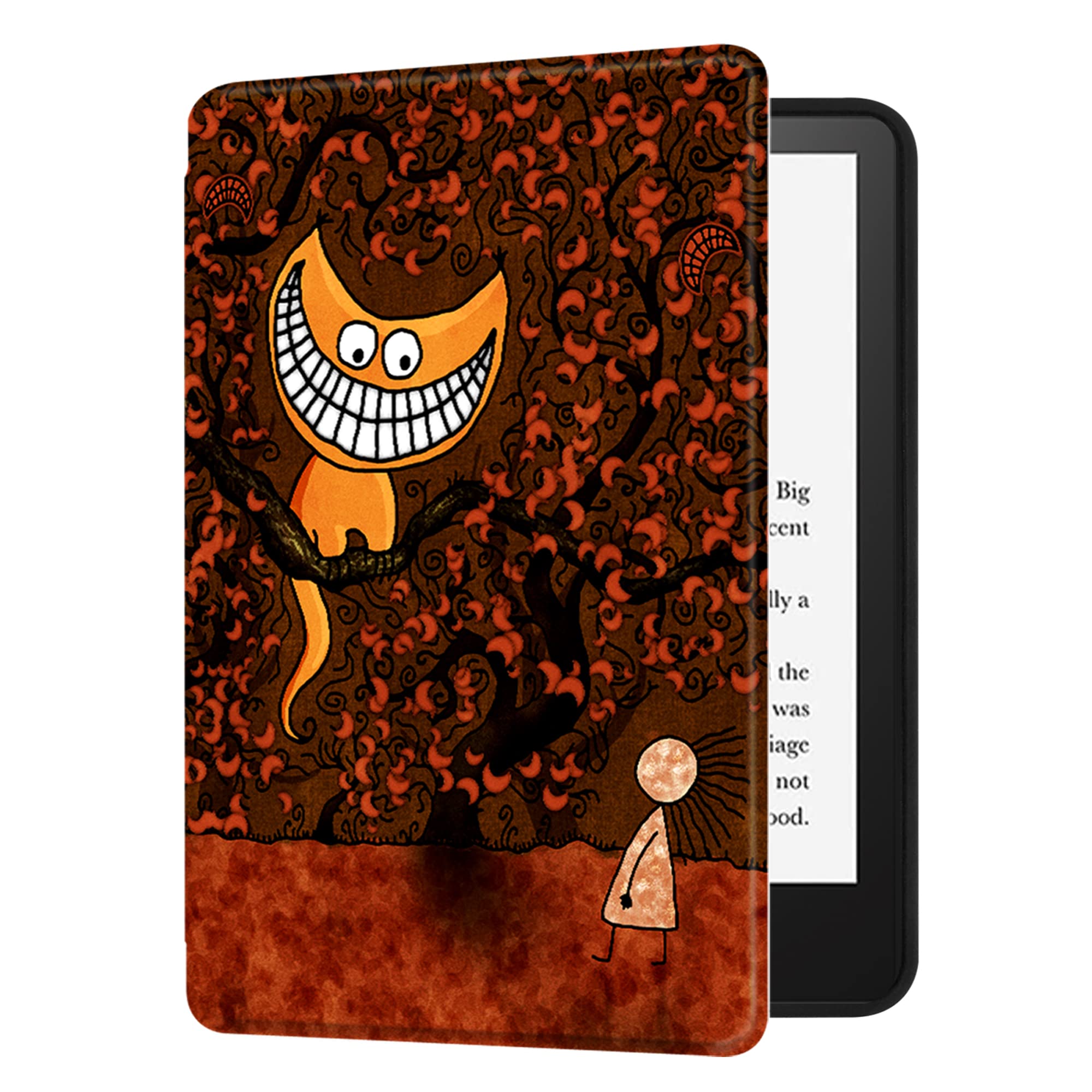 HUASIRU Case for All-new Kindle (11th Gen - 2022 Release Only, Model NO C2V2L3) Cover with Auto Wake/Sleep — will not fit Kindle Paperwhite or Kindle Oasis, Alice