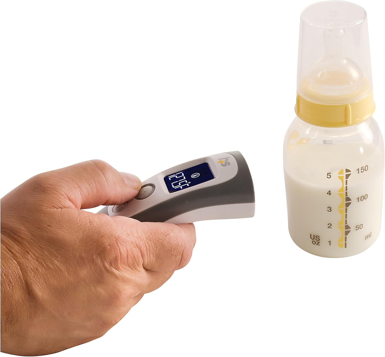 HealthSmart Digital Temporal Thermometer with No Contact Infrared Technology ideal for Babies, Children or Adults with Modes to also Test Temperature of Objects or Air with Alarm and Memory Function: Health & Personal Care