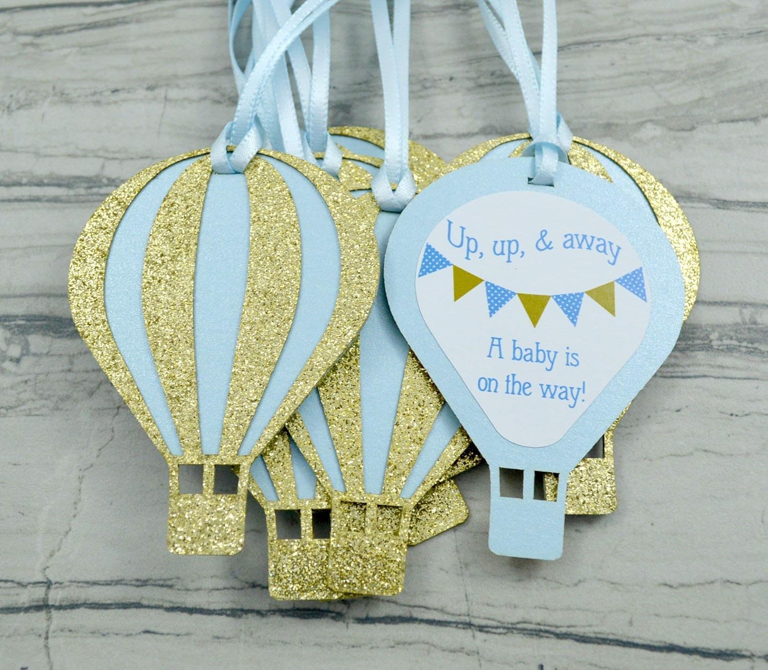 hot air balloon baby shower gift