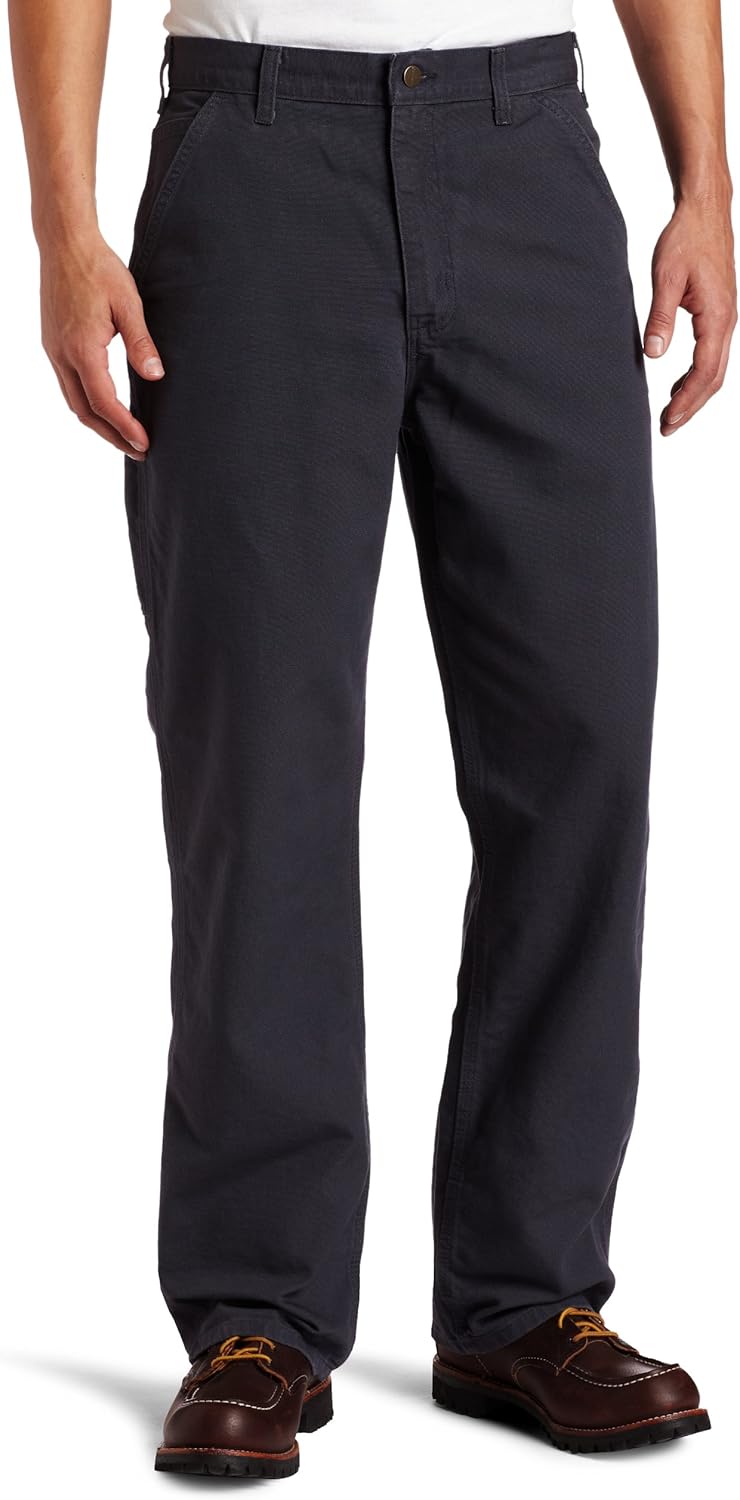 Carhartt Men's Washed Duck Work Dungaree Pant: Work Utility Pants: Clothing