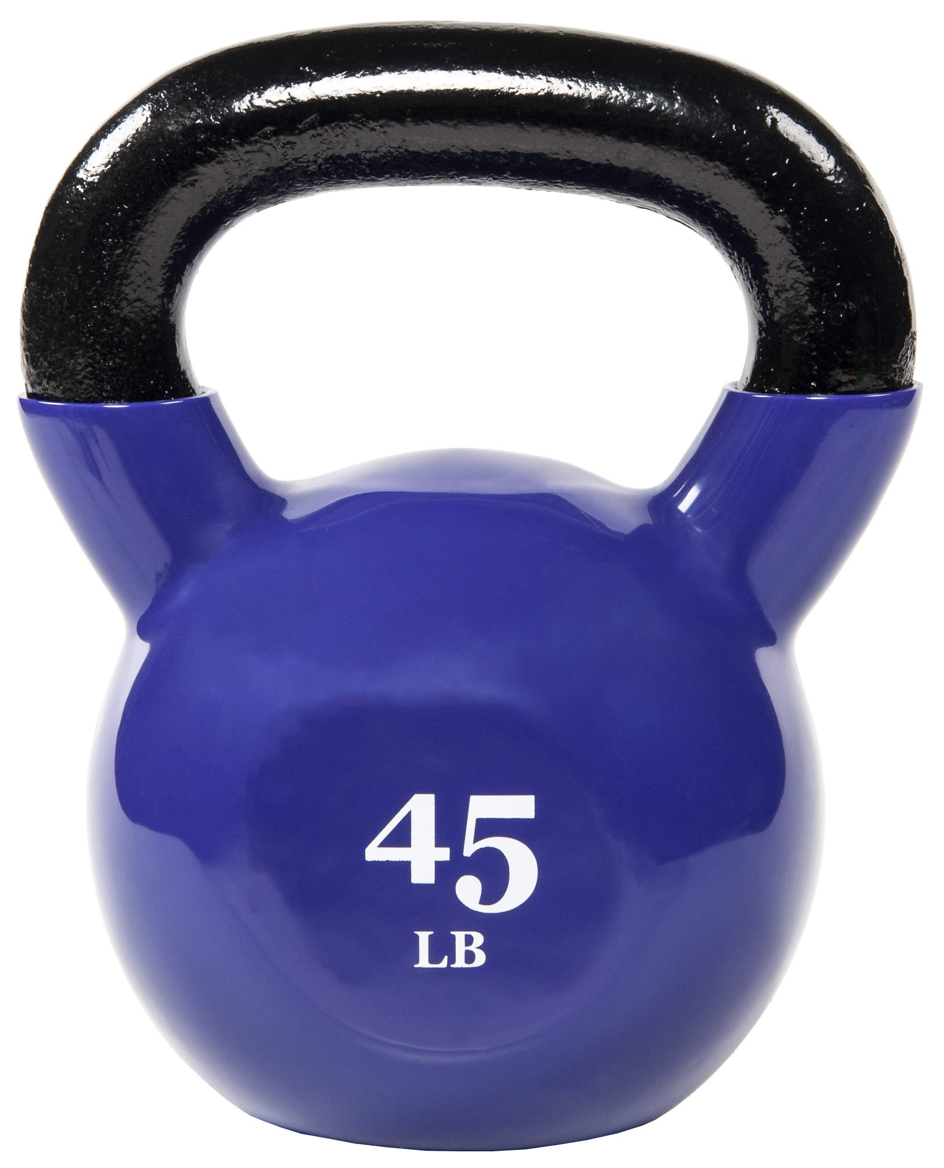 Everyday Essentials All-Purpose Color Vinyl Coated Kettlebell