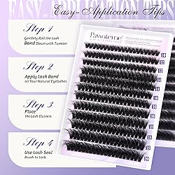 Pawotence Lash Clusters Full 80D Individual Lashes