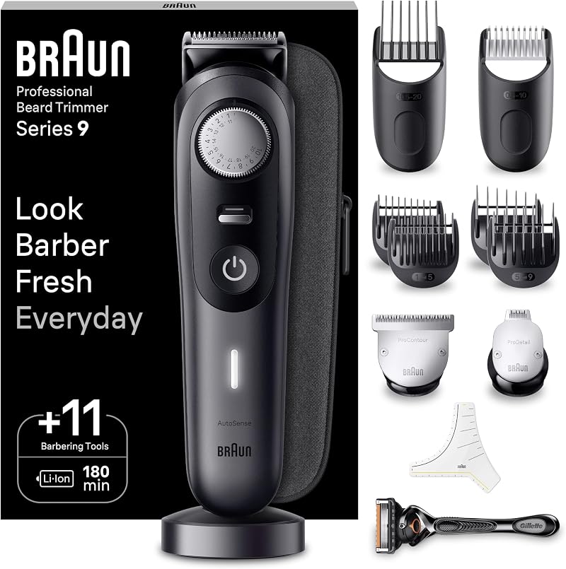Braun Series 9 Beard Trimmer BT9441 ProBlade 52 Lengths Waterproof