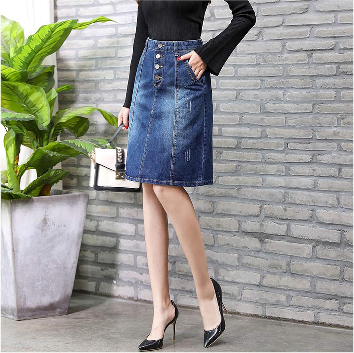 jeans skirts for womens