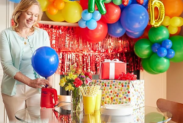 BALLOON TIME ELECTRIC AIR INFLATOR AND DEFLATOR – POWERFUL PORTABLE ELECTRIC AIR PUMP FOR BALLOONS, BALLOON ARCH, PARTY DECORATIONS, INFLATABLES, AND AIR MATTRESSES
