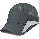GADIEMKENSD Unstructured Reflective Breathable Sports Cap Fast Dry for Unisex