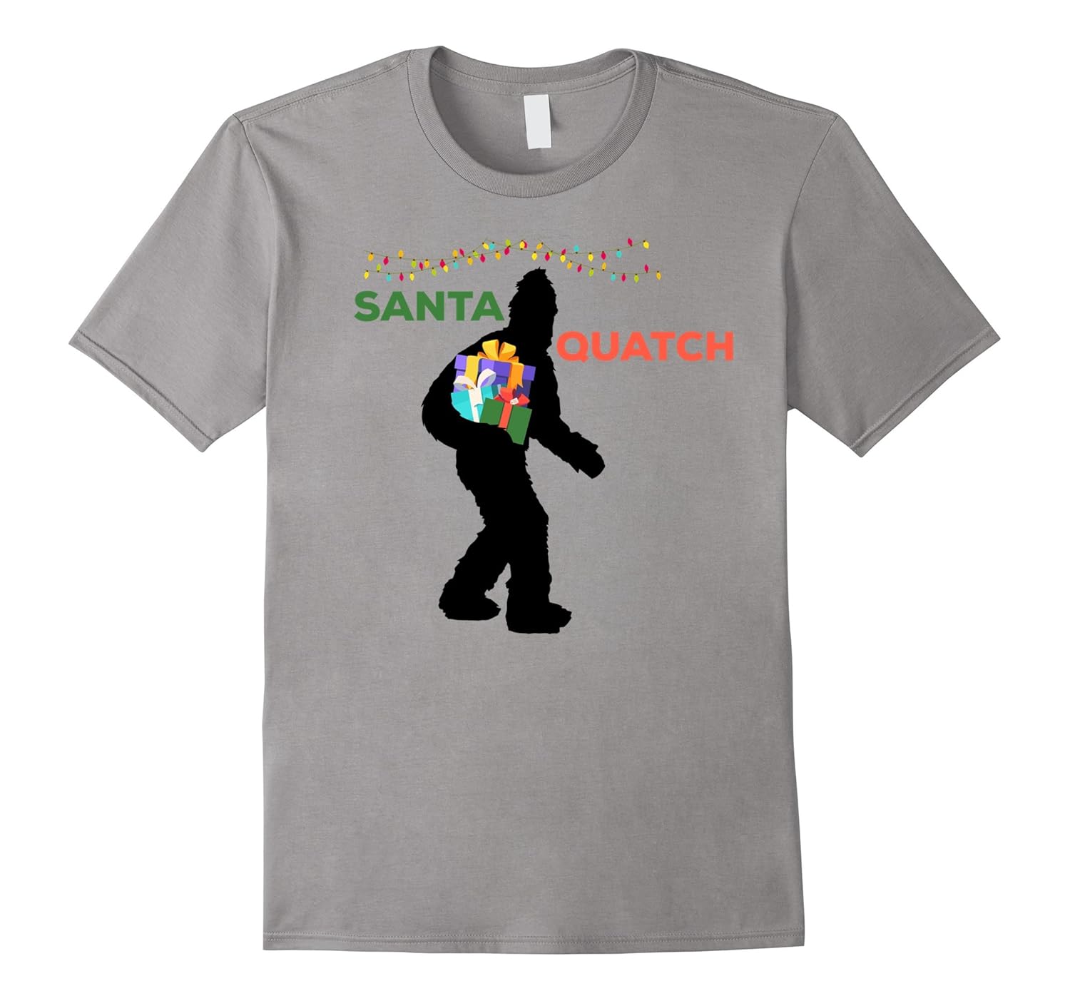 Santaquatch Stole Christmas - Bigfoot XMas Sasquatch T-Shirt-ANZ