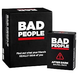 BAD PEOPLE Party Game + After Dark Expansion Set