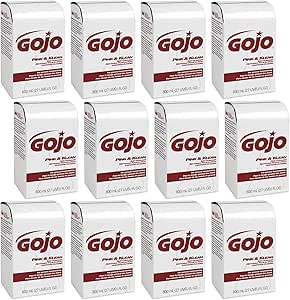 Gojo - 9128-12 GOJO 912812CT Pink and Klean Skin Cleanser 800mL Dispenser Refill, Floral (Case of 12)
