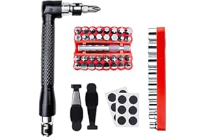 MASPODER Bike Tool Kit, 44 in 1 Multitool with Tire Lever Patches Screwdriver Socket Hex Key Allen Wrench Drill Bit Set Bicycle Accessories Repair Tools Set for Adult Bikes Road Mountain Bike MTB