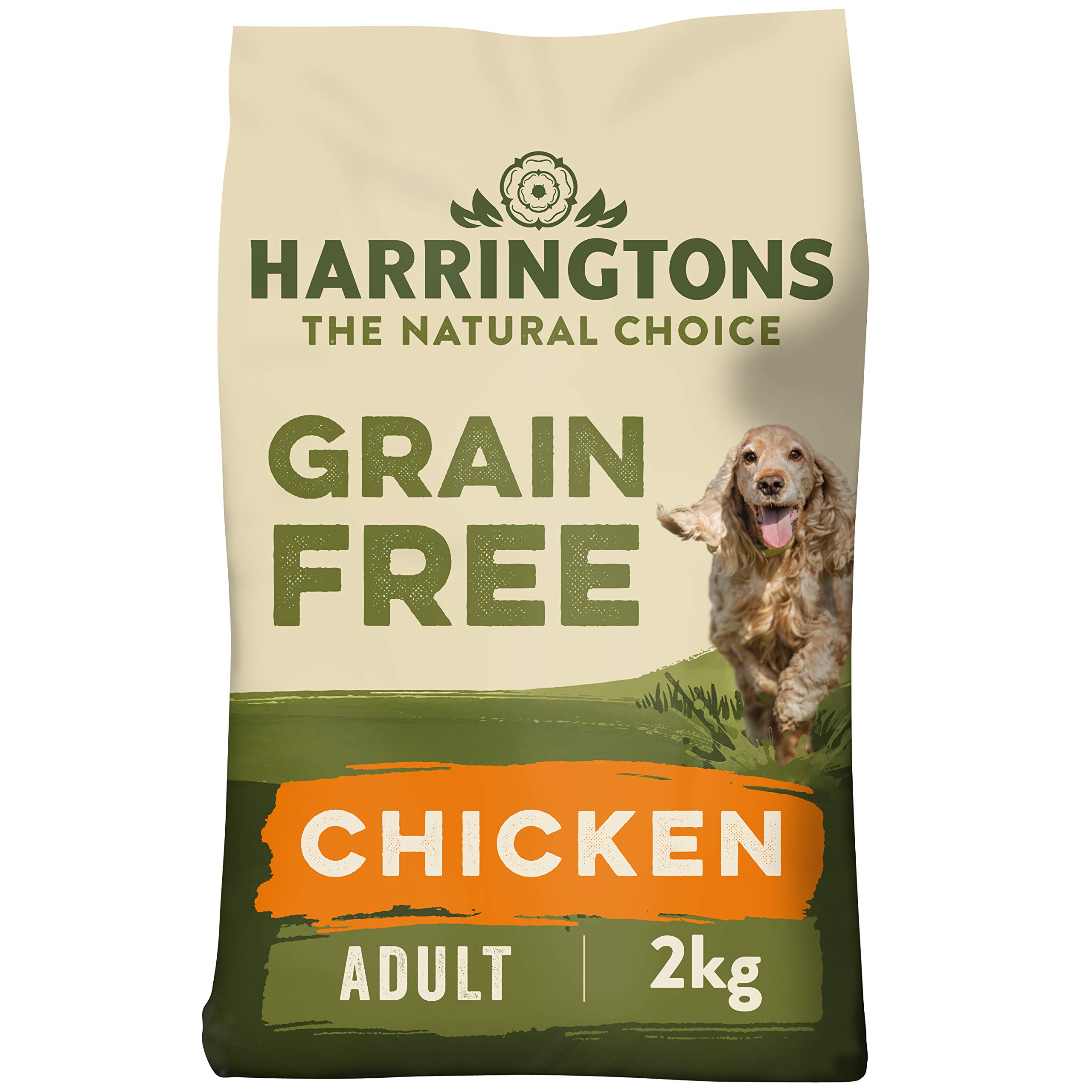 Harringtons Complete Grain Free Hypoallergenic Chicken & Sweet Potato Dry Dog Food 4x2kg - Made with All Natural Ingredients