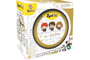 Zygomatic Spot It! Harry Potter (Eco-Blister) - Magical Wizarding World Card Game for Families! Fun Matching Game for Kids and Adults, Ages 6+, 2-8 Players, 15 Minute Playtime, Made