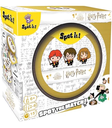 Amazon.com: Asmodee | Harry Potter Dobble | Card Game | Ages 6+
