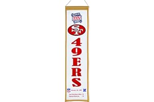 WINNING STREAK NFL San Francisco 49ers Super Bowl XXIV Banner