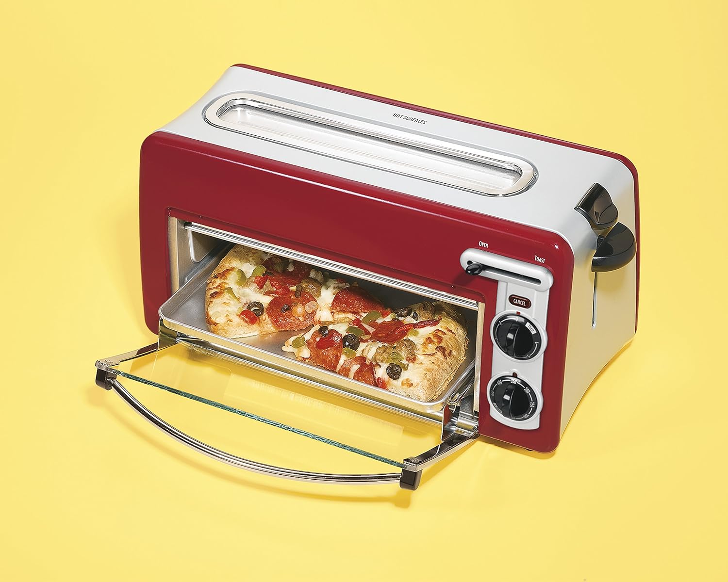 Hamilton Beach Toastation Oven with 2Slice Toaster Combo, Ideal for