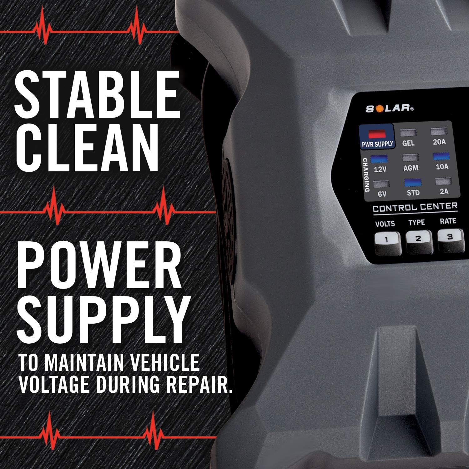 Clore Automotive PL2320 20-Amp Fully-Automatic Smart Charger, 6V and 12V Battery Charger, Battery Maintainer, and Battery Desulfator with Temperature Compensation: Automotive