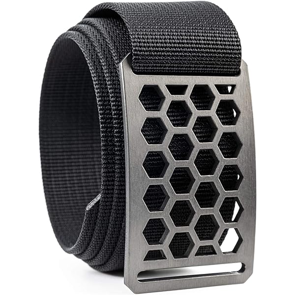 GRIP6 Honeycomb Web Belts for Men & Women- Nylon Belt, Golf Belt 