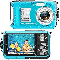 Waterproof Camera Underwater Camera Full HD 1080P 30 MP Video Recorder 16X Digital Zoom 10 FT Waterproof Digital Camera…
