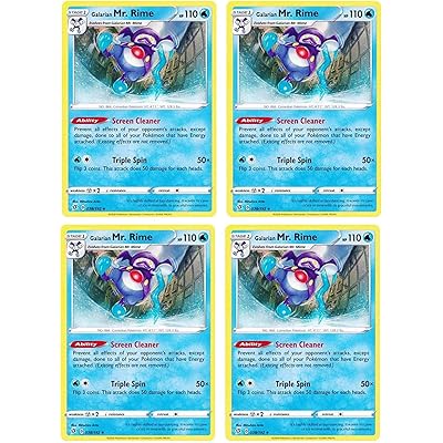 Pokemon - Galarian Mr. Rime - Rebel Clash x4 Card Kuwait | Ubuy Pokemon - Galarian Mr. Rime - Rebel Clash x4 Card Kuwait | Ubuy