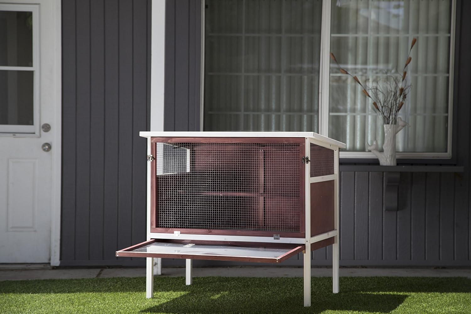 Amazoncom Advantek The Urban Chicken Coop Bird Houses Garden