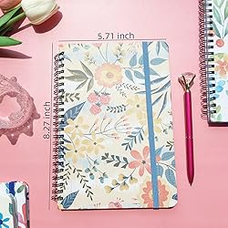 Rhuyoshn Spiral Notebooks 6 × 8 Inch, 4 Pack