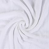 Utopia Towels Luxurious Jumbo Bath Sheet 2 Pack 90 x 180 cm White 100% cotton view 4