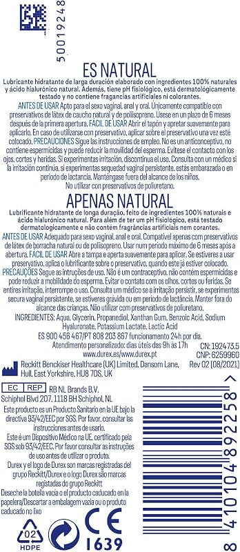 Natural Intim Gel Xtra Hidra 100Ml