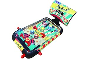 Lexibook Table Electronic Pinball, Action and Reflex Game for Children and Family, LCD Screen, Light and Sound Effects, JG610