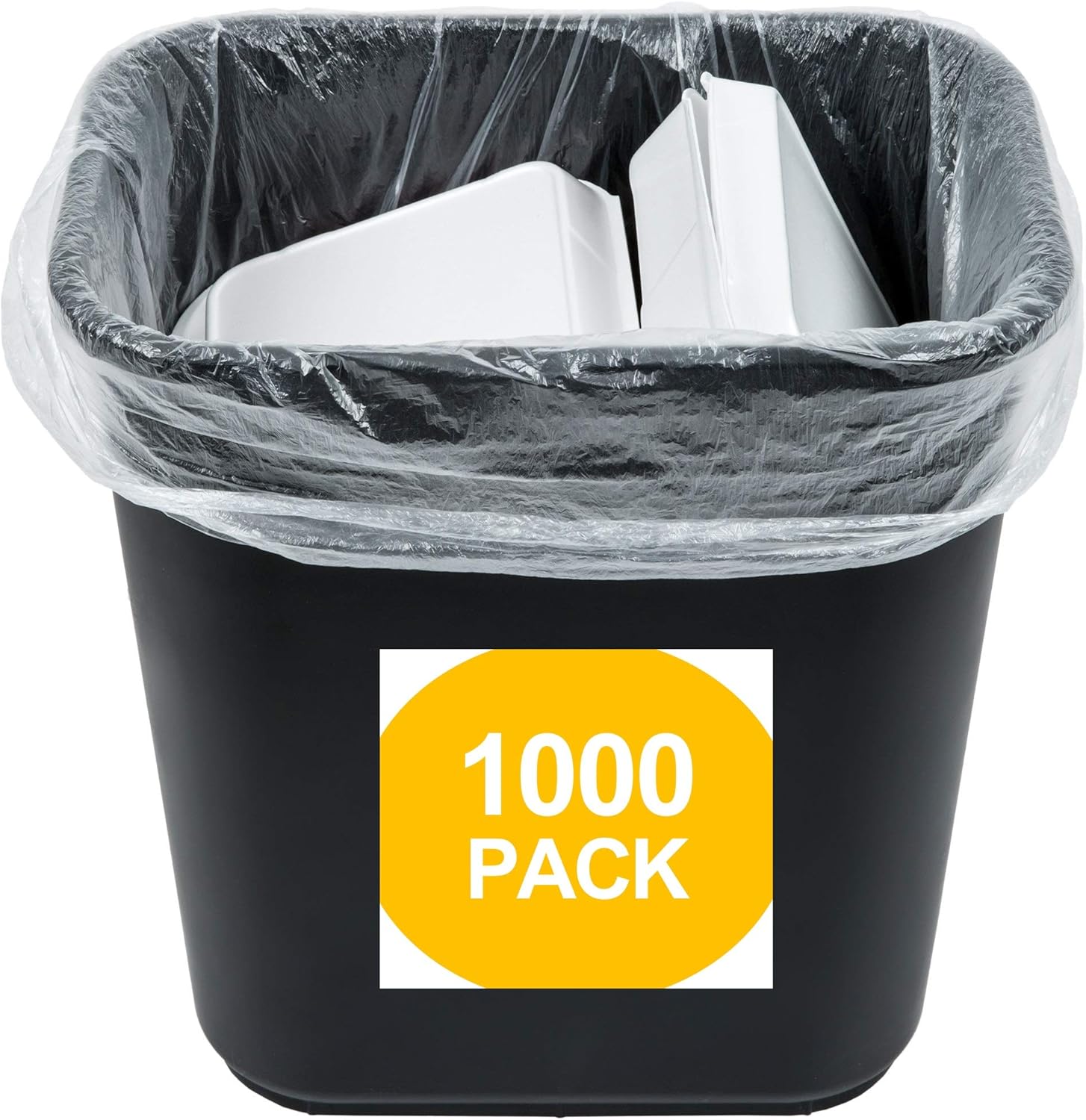 1000 Small to Medium Trash Bags | 7-8-9-10 Gallon Trash Bags | 24