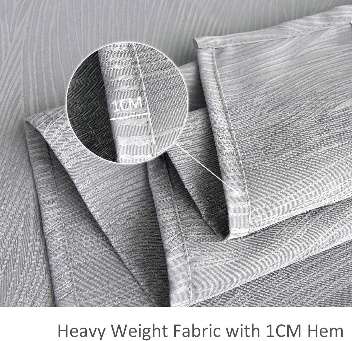 maxmill Jacquard Table Cloth Swirl Pattern Spillproof Wrinkle Resistant Oil Proof Heavy Weight Soft Tablecloth for Kitchen Dinning Tabletop Decoration Outdoor Picnic Rectangle 52 x 70 Inch Light Grey: Kitchen & Dining