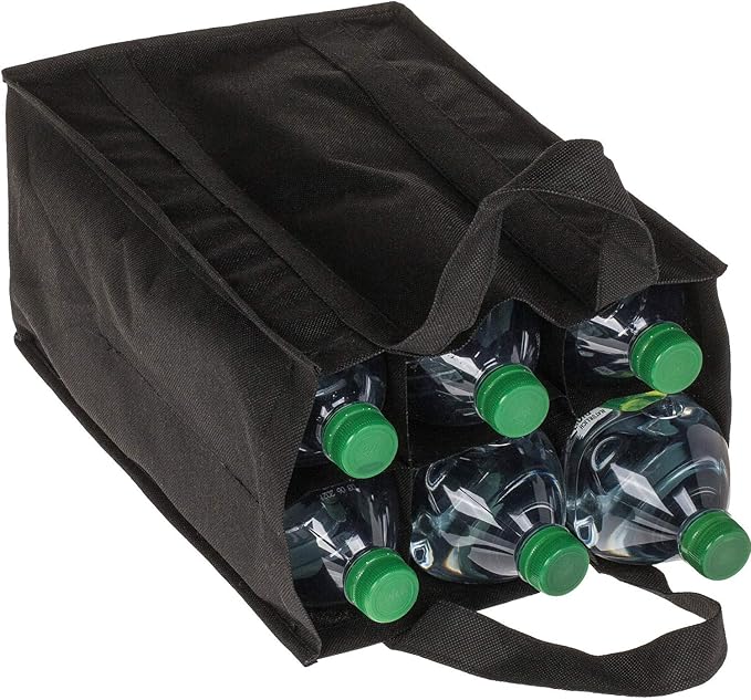 YceLon Flaschentasche 2er Set - Träger Für 6 Flaschen Bis 1,5 Liter