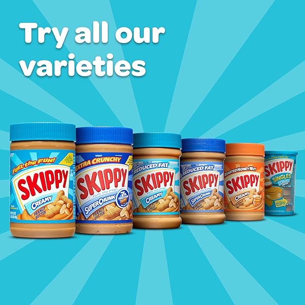 SKIPPY CREAMY PEANUT BUTTER, 64 OUNCE