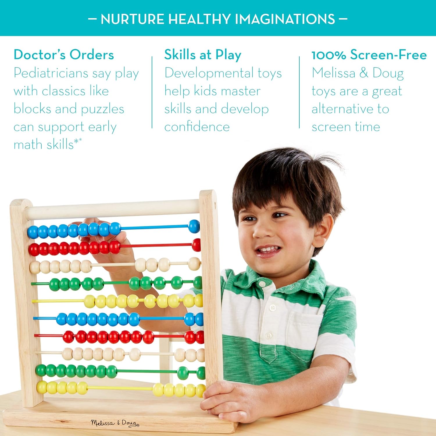 Melissa & Doug Abacus: Melissa & Doug: Toys & Games
