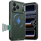 ESR for iPhone 17 Pro Case, 7X Military-Grade Drop Protection, Shock-Absorbing Rugged Cover with Camera Control Button, MagSafe Accessories Compatible, Cyber Series, Olive Green