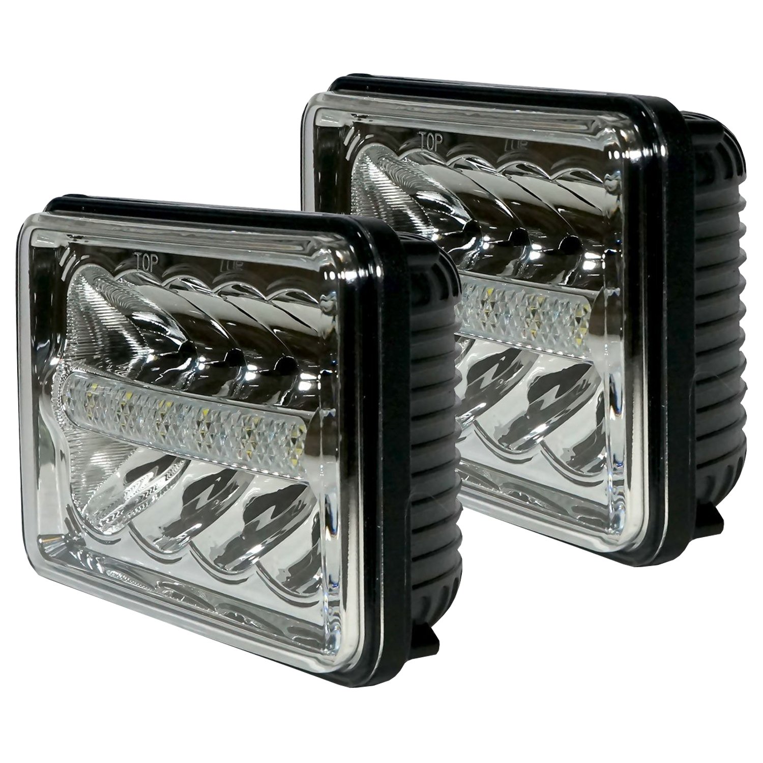 Huizen DOTApproved 4x6 Cree LED Headlights Conversion Kit H4656 (H4666/H4651