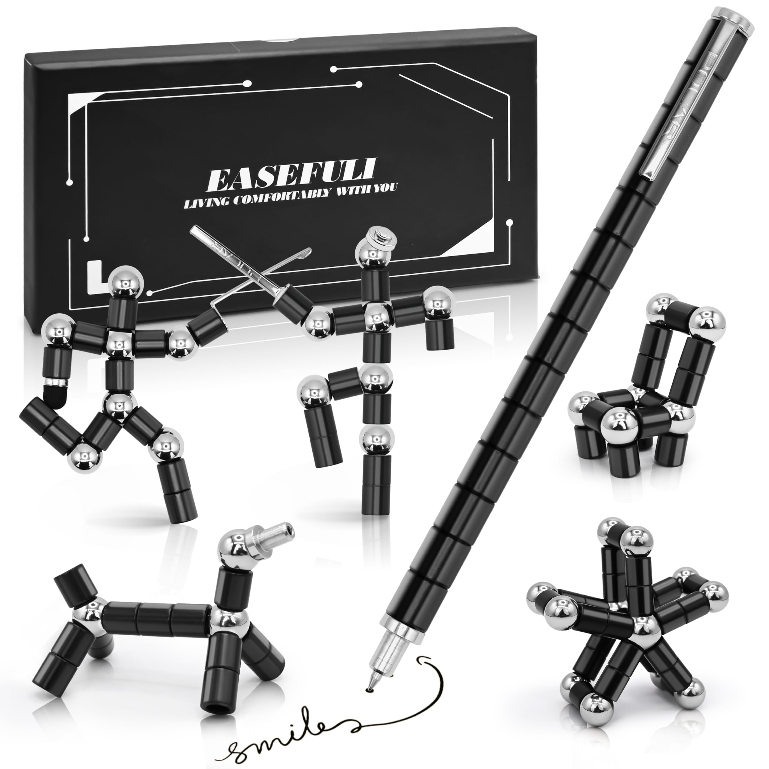 Magnetic Fidget Pen Toys for Adults Teens Cool Birthday Gifts for Young Men Unique Gifts for Teenage Boys Novelty Christmas Stocking Stuffers Gadget for 11 12 13 14 Years Old Boy