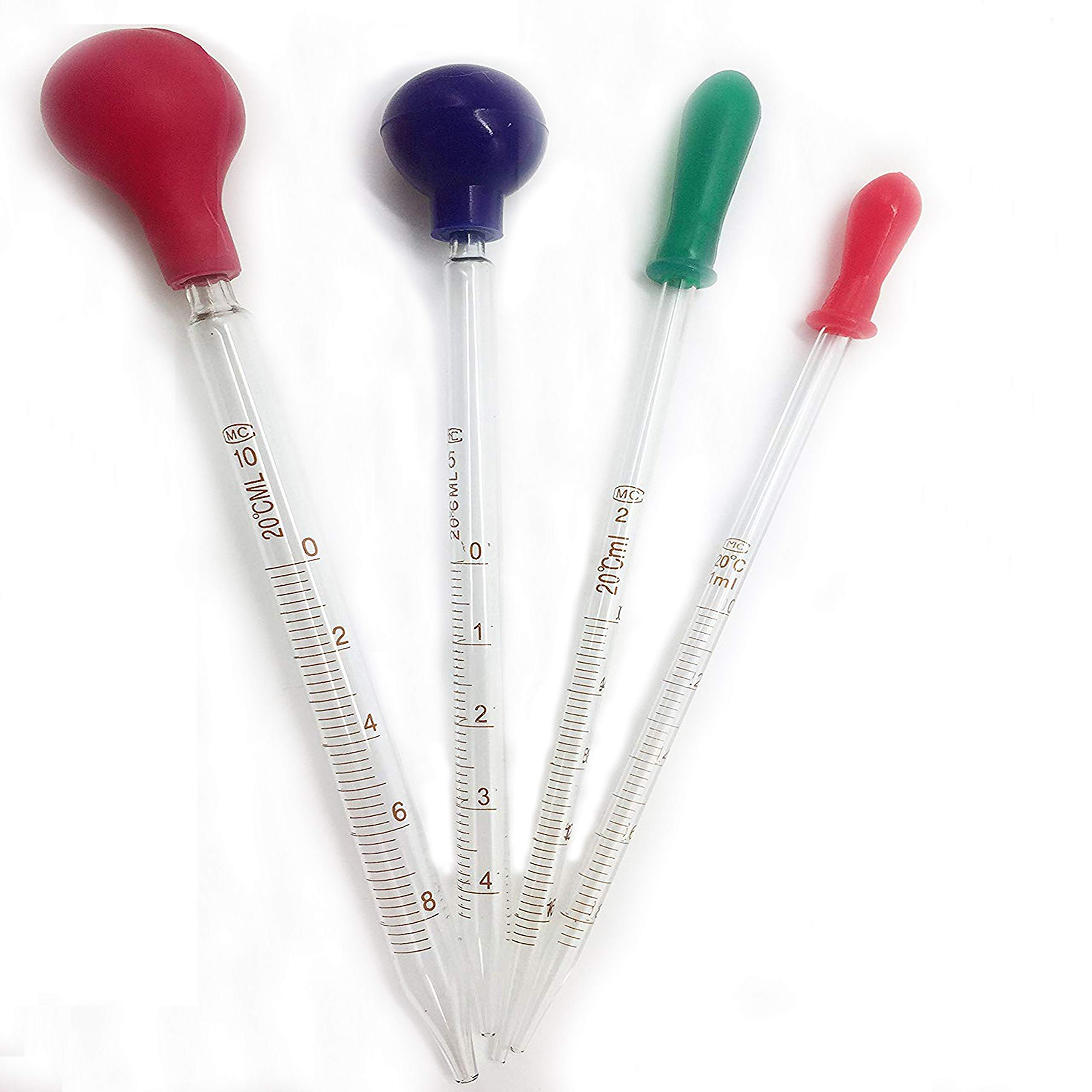 OESS Thick Glass Graduated Dropper Pipettes Silicone Rubber Caps 1ml 2ml 5ml 10ml Buy Online in