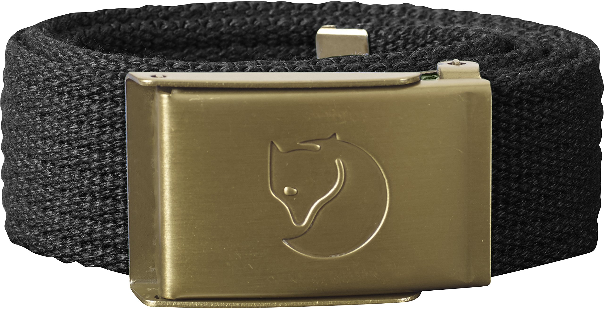 Fjallraven 77314 Kids Canvas Brass Belt Belt Unisex Kids Dark Grey Size OneSize