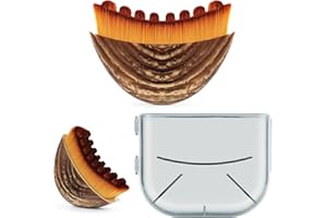 VRAIKO Lymphatic Contour Face Brush, V-Shape Lymphatic Drainage Massager Contour Brush, Ergonomic Design to Precisely Fit Fac