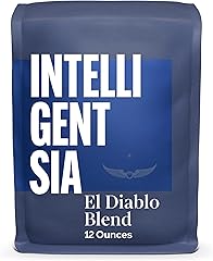 Intelligentsia Coffee, Dark Roast Whole Bean Coffee, 100% Arabica Coffee - El Diablo Blend 12 Ounce Bag