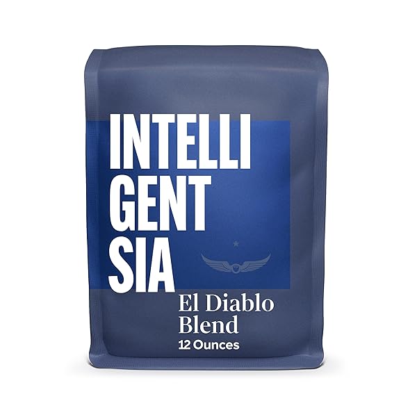 INTELLIGENTSIA COFFEE, MEDIUM ROAST WHOLE BEAN COFFEE – EL DIABLO BLEND 12 OUNCE BAG